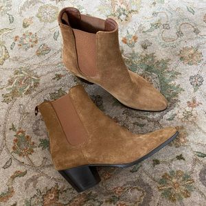 Celine Suede Chelsea boots